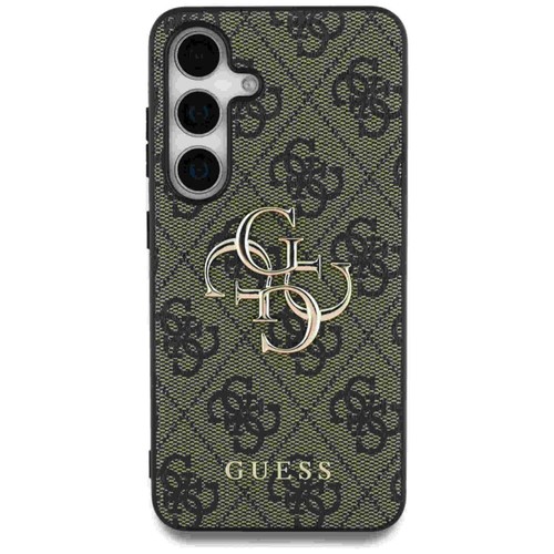 Guess Samsung Galaxy S25 Schutzhülle Cover Big 4G Logo Classic Braun - Zdjęcie 3 z 8