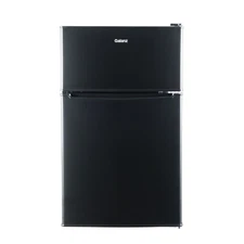 [US WAREHOUSE] Galanz 3.1 Cu ft Two Door Mini Fridge, Black, New