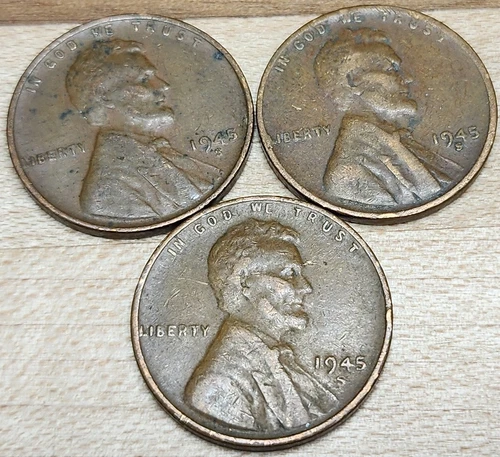 1945-S Wheat Cent - Fine