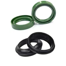 Front Fork Damper Oil Seals Dust Seal Kit Set For Honda VT600C 1996-2007