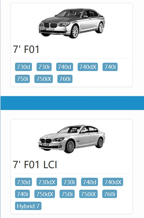 Juego de limpiaparabrisas delantero genuino para 09-15 BMW Serie 7 F01 F02 F03 F04 Foto 4 de 4
