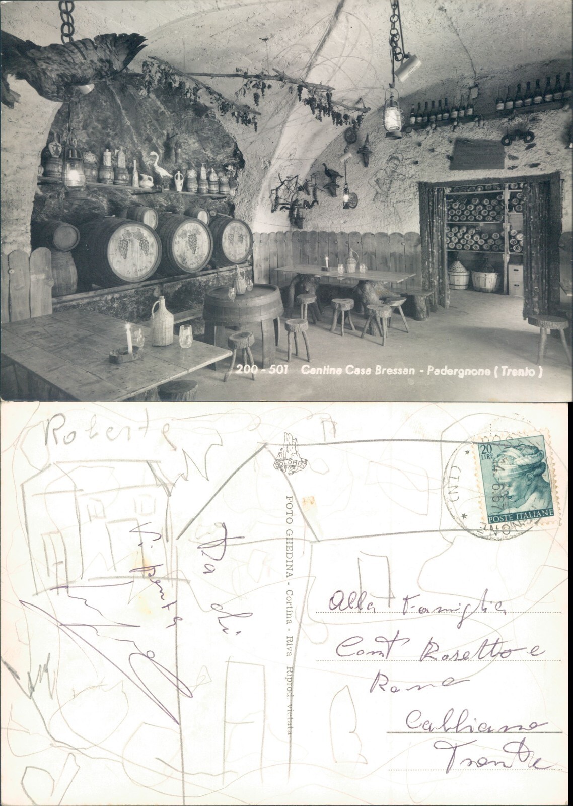PADERGNONE  ANNI 50 LA CANTINA BRESSAN- 65242