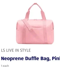 NWT! DAGNE DOVER LARGE DUPE NEOPRENE TOTE! FREE SHIPPING! LAST 1!