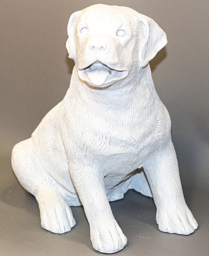 Unpainted Urn Cane Corso Ashes Dog Memorial Sculpture Pet Cremation Grave Decor - 第 1/9 張圖片