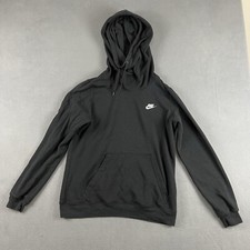 Nike Hoodie Womens Large Black Sportswear NSW Rally Funnel Neck Sweatshirt