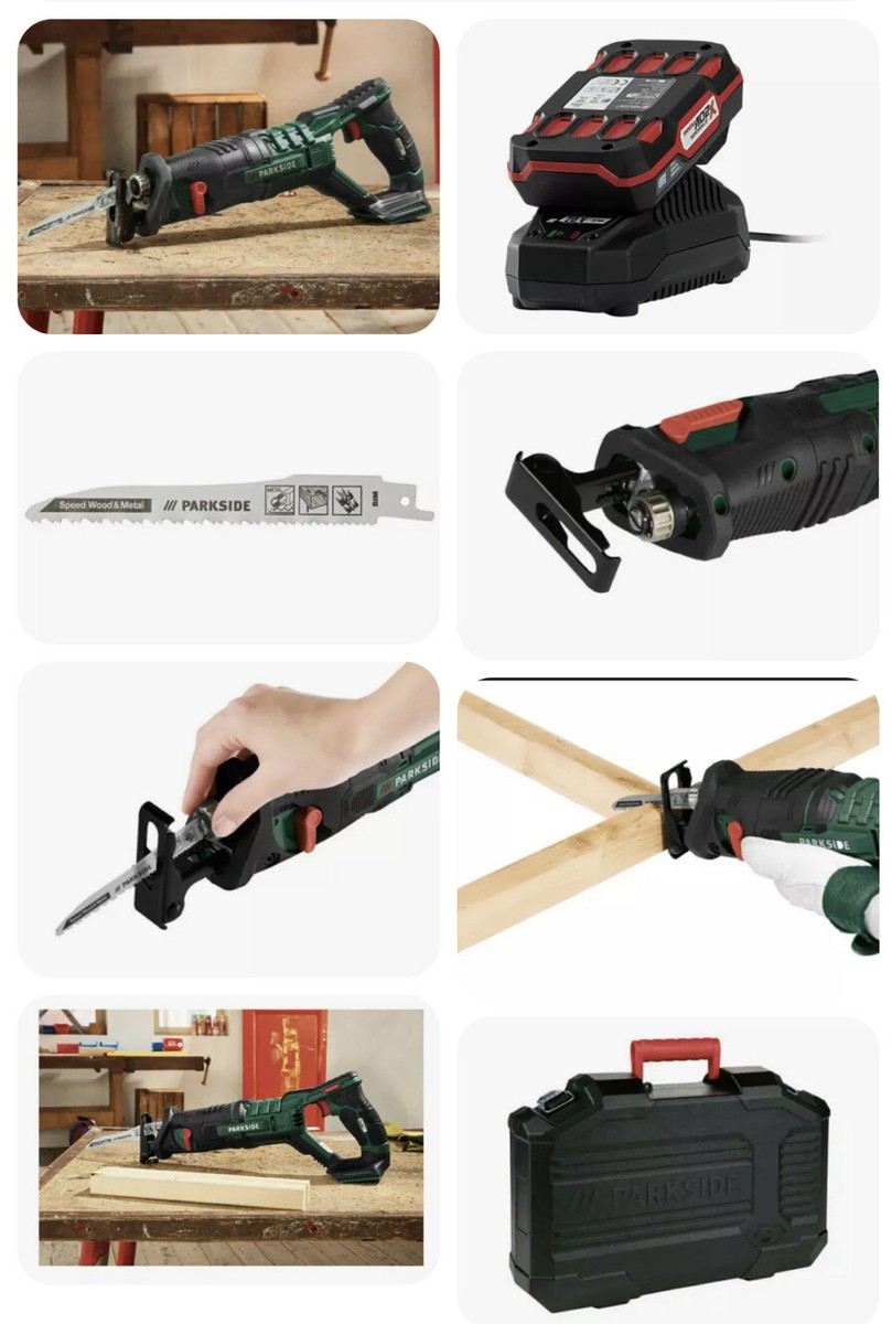 Lidl Parkside 20v Saw PARKSIDE 20V Cordless Sabre Saw With Battery