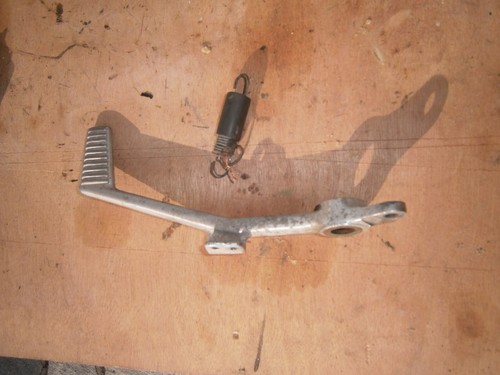 HONDA NSR 125 1989 1990 1991 JC 20 R F SP PEDALE FRENO POST ALLUMINIO ORIGINALE - Imagen 1 de 6