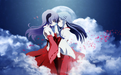Anime girls higurashi no naku koro ni furude rika Custom Gaming Mat Desk