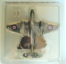 DeAgostini 1/100 Air Combat Collection. British Gloster Meteor (#25)