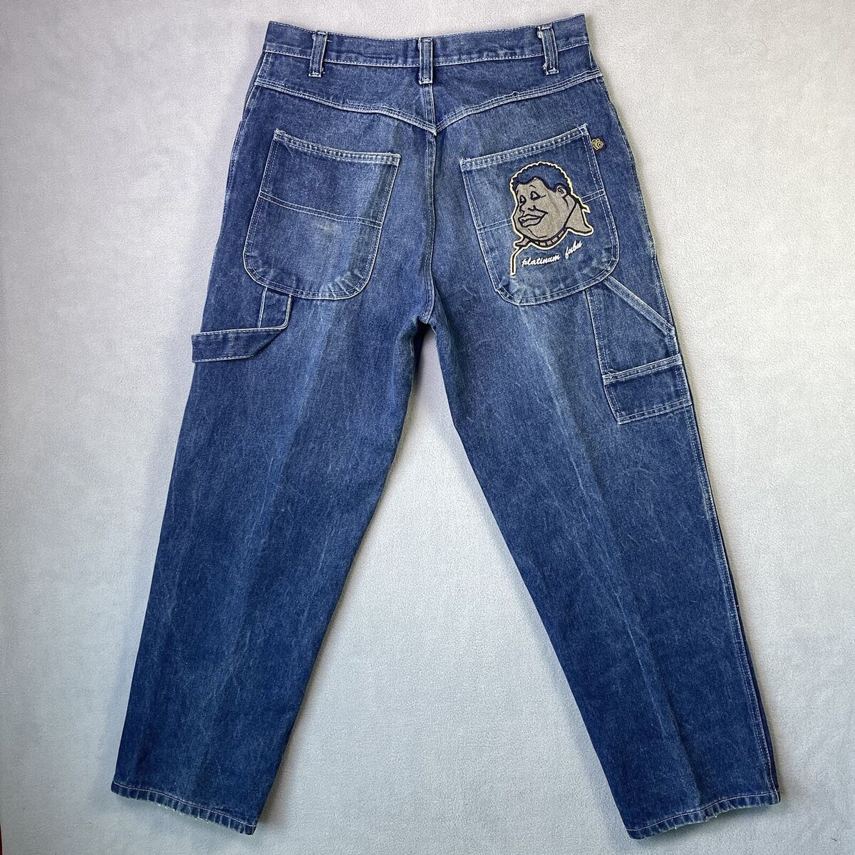 Vtg Fat Albert Fubu Platinum Jeans Men's 34x32 Big Face Vtg Fat Albert Fubu Platinum Jeans Men's 34x32 Big Face