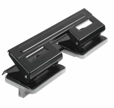 Herlitz Doppellocher Locher 4-fach Vierfachlocher schwarz 17-18 Blatt