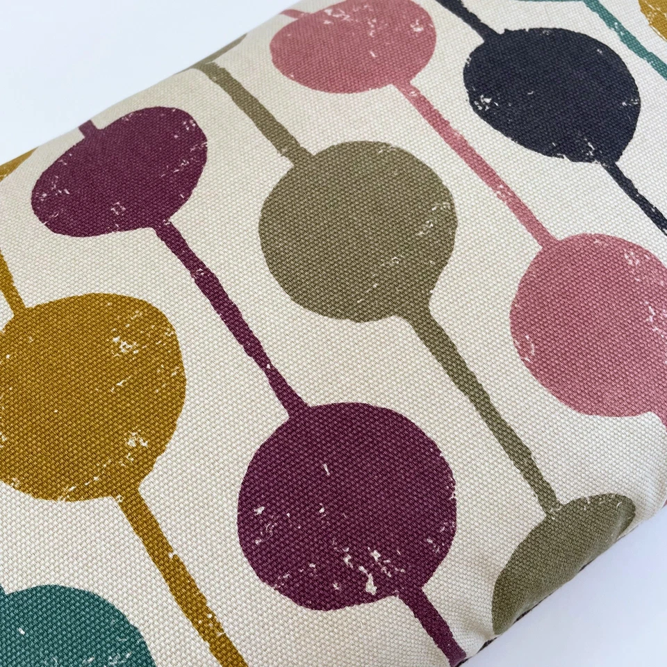 Scion TAIMI Fabric Cushion Cover Damson/Azure/Stone 12" x 20" - Image 3 of 4