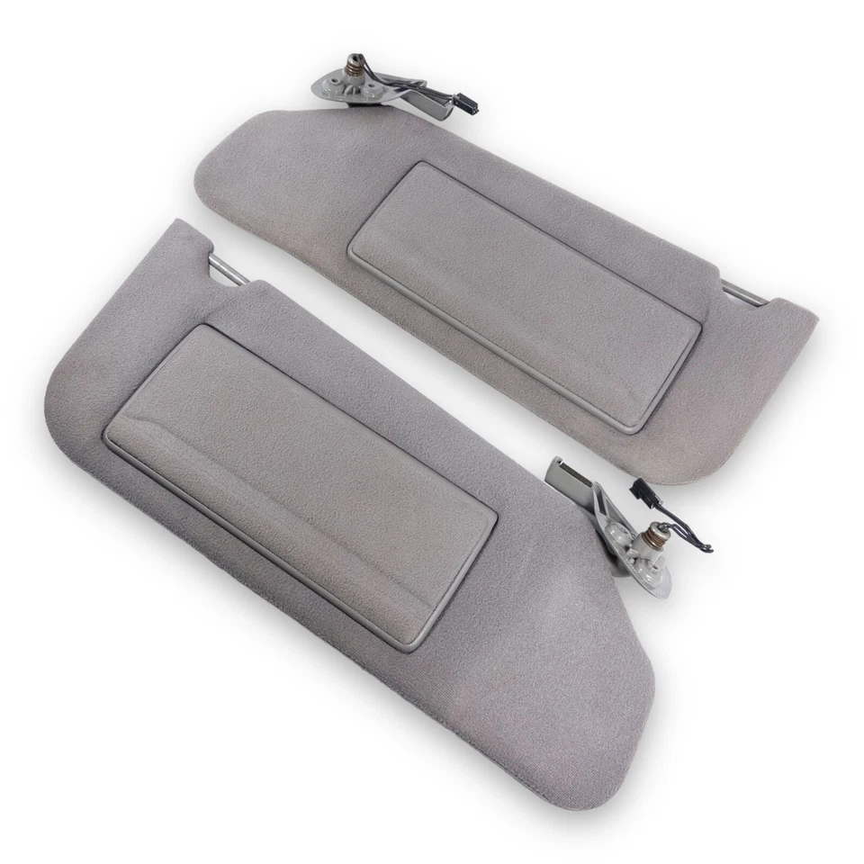 Juego de par de parasoles laterales para conductor y pasajero Buick Riviera 1995-1999 tela gris Foto 2 de 4