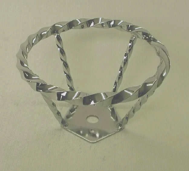 Lowrider Beach Cruiser Bicycle Square Twisted Steering wheel chrome