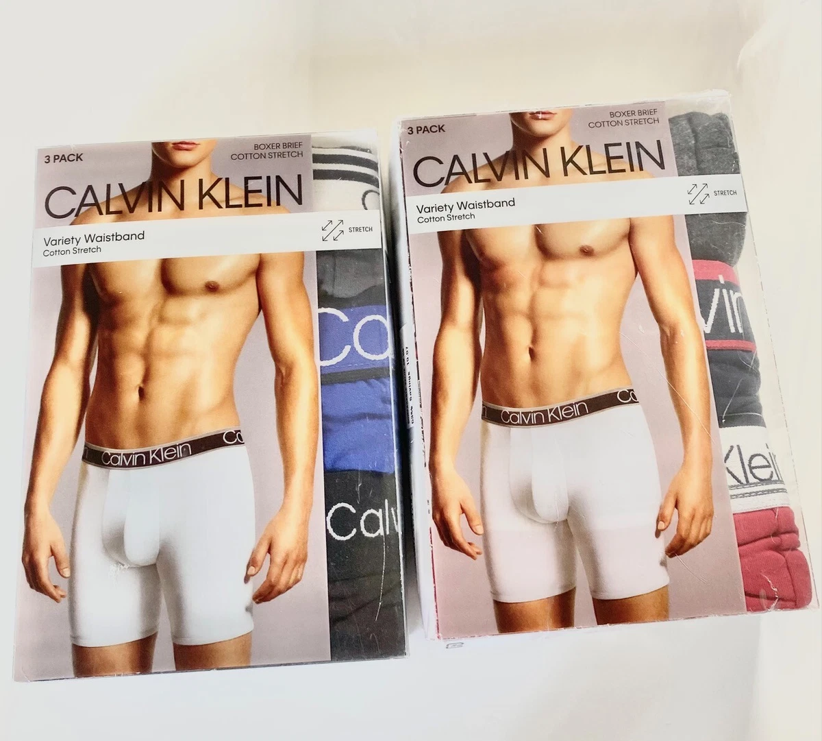 Calvin Klein Cotton Stretch Boxer Brief 3 Pack - Belle Lingerie