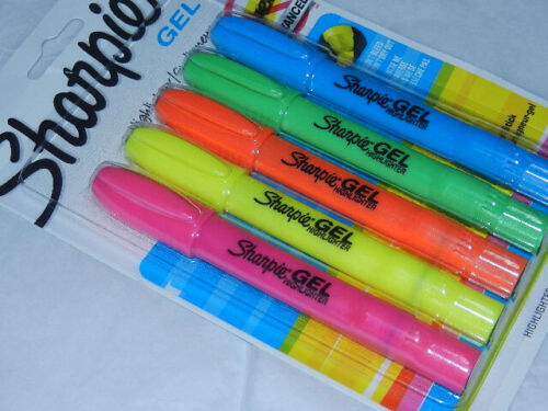 Nuevo Sharpie Color Gel Iluminador 5 Piezas Set Stick 1803277 Alto Encendedor 1804144 - Imagen 4 de 10