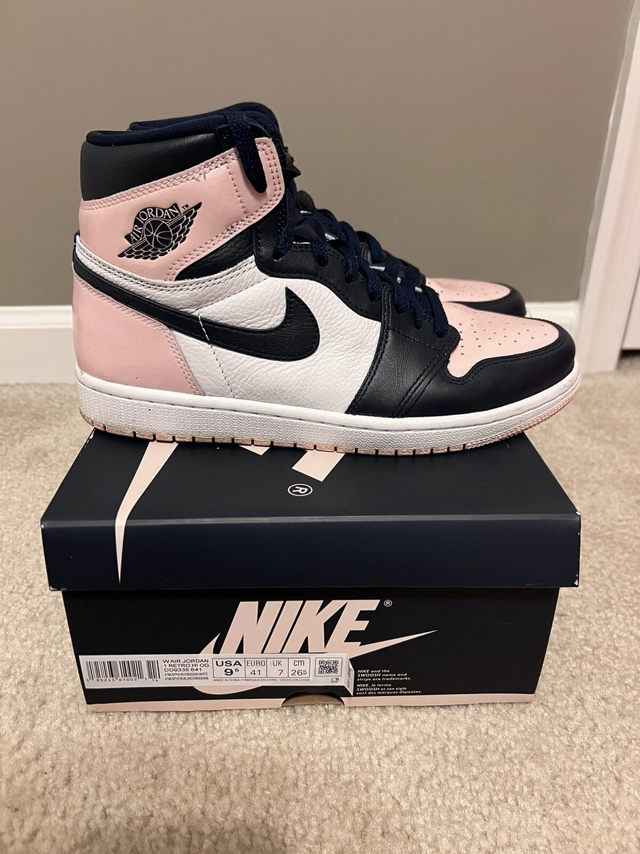 Womens Size 9.5/ 8M - Nike Air Jordan 1 Retro High Atmosphere Bubble Gum OG  ALL!