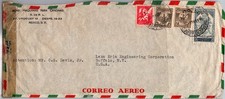GOLDPATH: Mexico cover 1947 to USA airmail censored CV916_P04