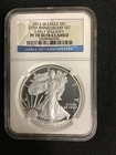2011-W American Silver Eagle * 25th Anniversary * NGC Graded PF70 Ultra Cameo