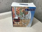 Vintage Anchor Hocking Presence Mini Trifle Footed Glass Bowl Set Of 4 USA Made