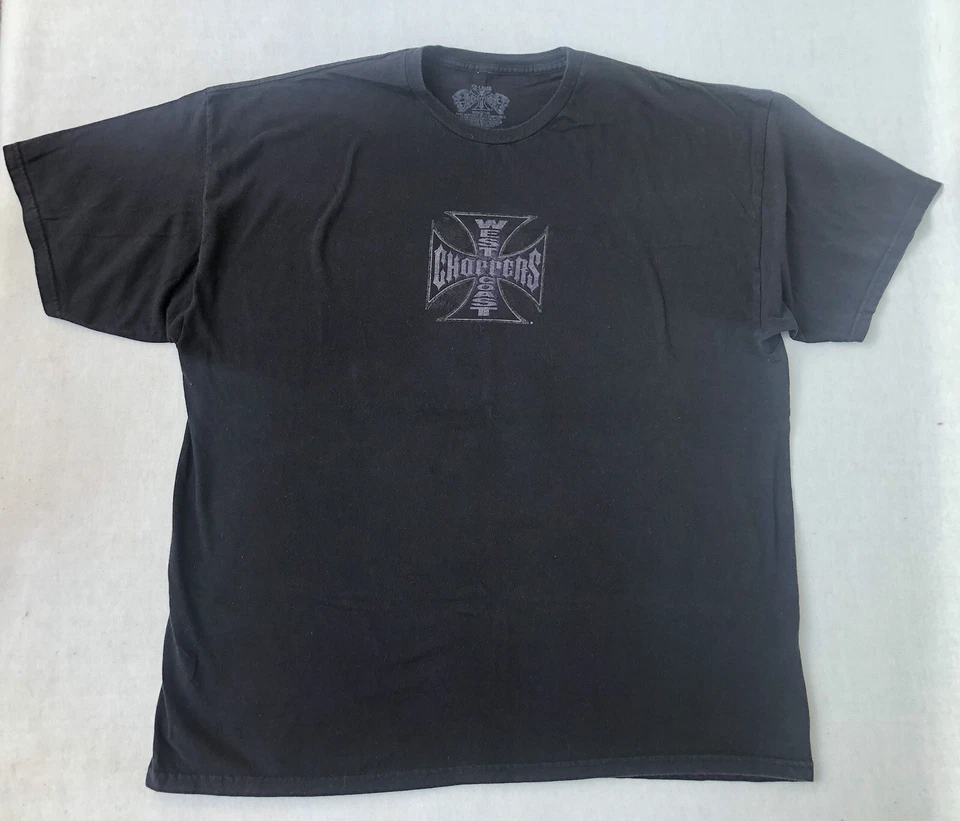Camiseta De Colección West Coast Choppers Motociclista Para Hombre XXL 2XL Motocicleta Estampado Gráfico Y2K Foto 3 de 4