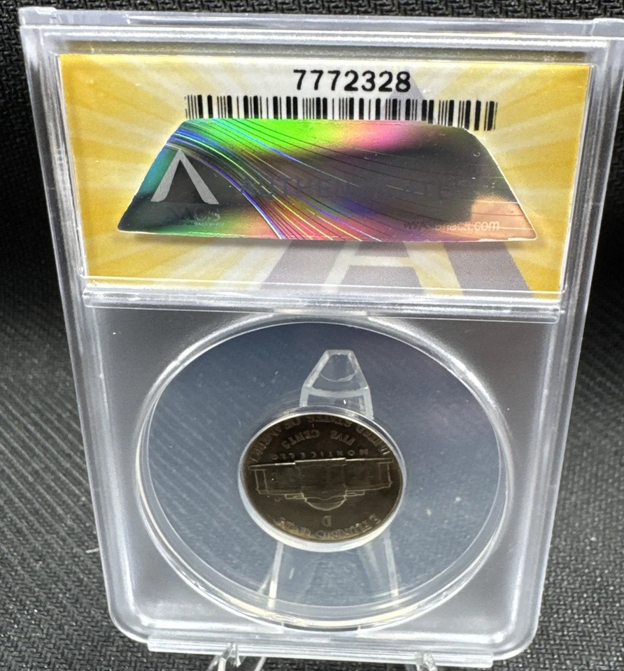 1943 D Jefferson Nickel Doubled Die - ANACS MS 65 5.5 Steps - DDR-004 - Image 4 of 4