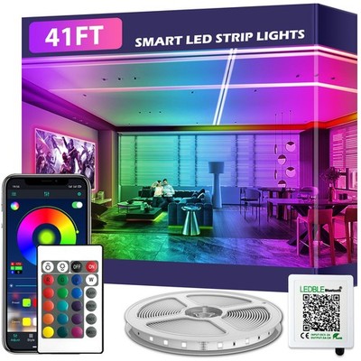 Tira De Luces LED Multicolor De 12 Metros Với Sincronizacion De Musica Pro