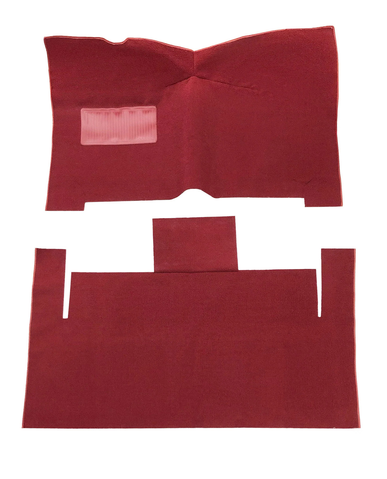 Dodge Coronet Carpet Kit 1957-1959 Front and Rear 2Dr Sedan Black Charcoal Red