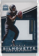 2017 Preferred Jumbo Rookie Silhouette Jerseys Platinum 15/50 Dede Westbrook 0bz