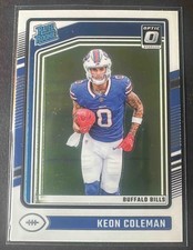 2024 Panini Donruss Optic Keon Coleman #263 Rated Rookie Bills