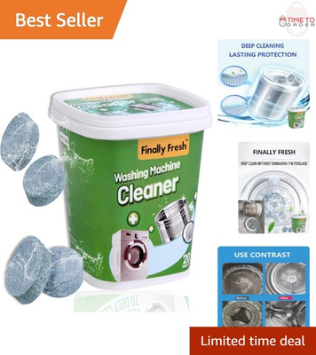 #ad #ad Washing Machine Cleaner Tablets Lemon Scent Septic Safe for All Washers 20 Pack $27.97