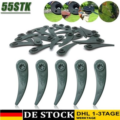 55PCS Trimmer Ersatz Messer Klingen Für Bosch ART 23-18/26-18 Li Rasentrimmer