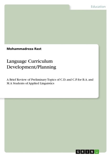 Mohammadreza Rast | Language Curriculum Development/Planning | Taschenbuch-image