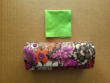 Vera Bradley Rosewood Fabric-Covered Eyeglass Case with Magnetic Closure; Cloth
