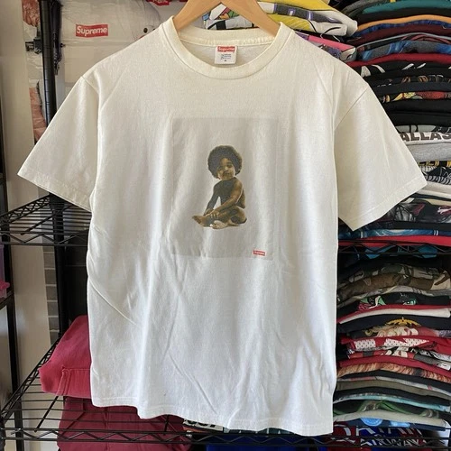 Supreme Biggie Small Photo T-Shirt White Box Lo Vintage vintage concert t-shirt, vintage, size S, single stitch, B+ condition