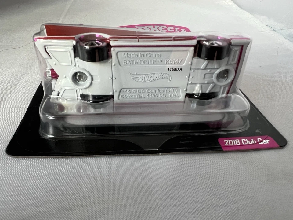 Hot Wheels RLC Classic TV Series Batmobile Pink 2018 Club Car FREE SHIPPING - Image 3 of 4