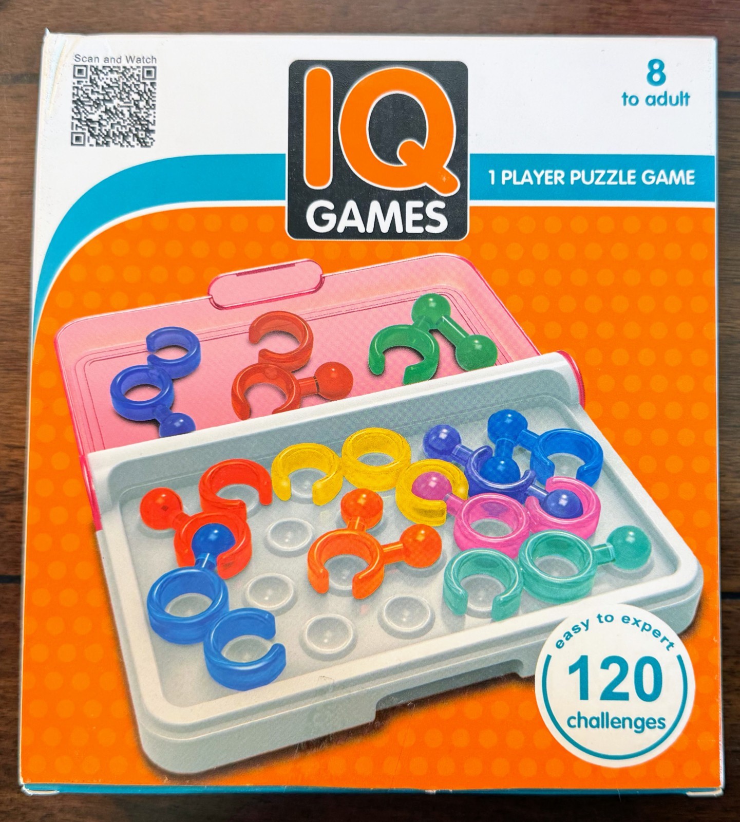 Puzzle Link Game 120 Challenges Ages 8+ Problem Solving Toy