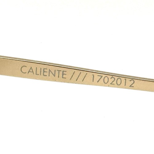 Le Specs Caliente Square Sunglasses Black & Gold 1702012 Designer Fashion Frame - Picture 7 of 11