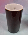 Set of 2 Cafe Restaurant Tall Stein Latte Cappuccino Brown Bistro Coffee Mugs — photo 7