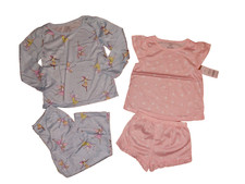 NWT Carters Girls 4pc Long sleeve Ballerina Pajama Set sz 5T