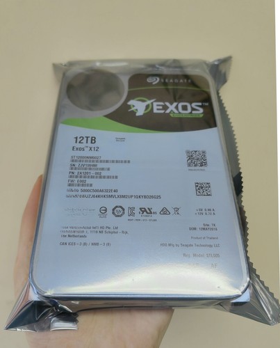 ST12000NM0027 Seagate Exos 12Gb/s X12 12TB 7.2K 256MB SAS 3.5" Hard Disk Drive - Afbeelding 4 van 4