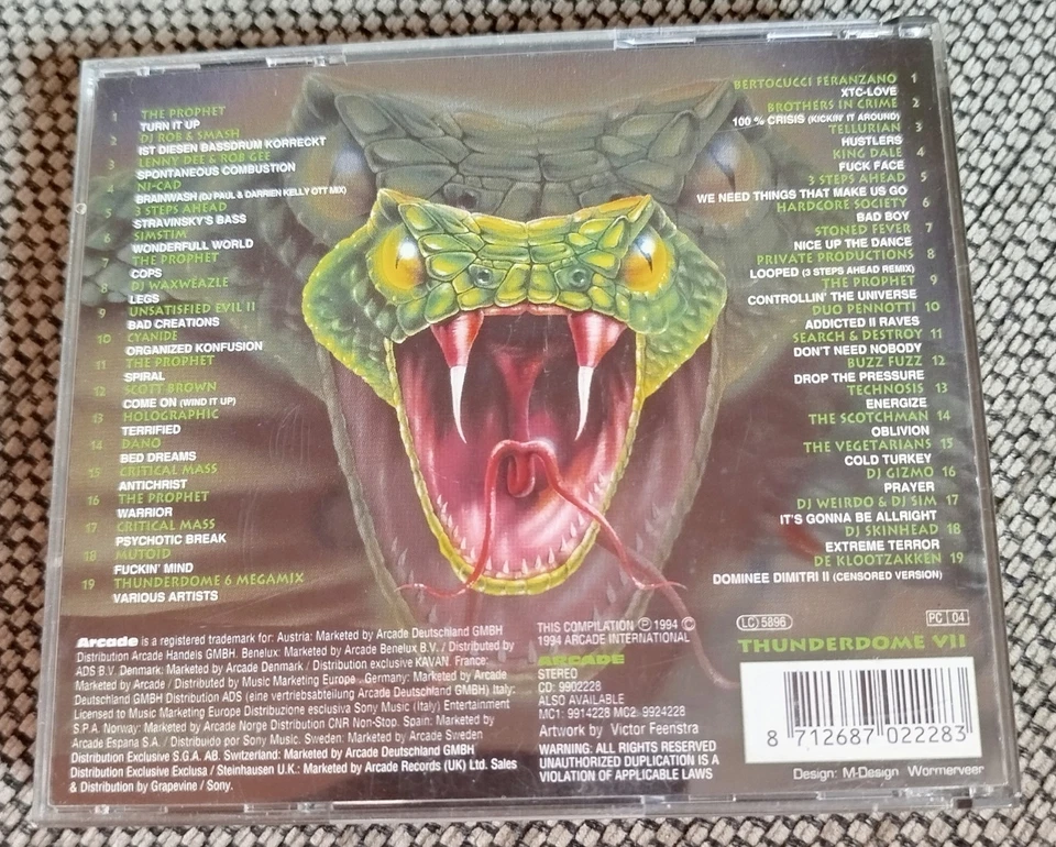 !!! CD Box Thunderdome VII - Lesen !!! - Bild 2 von 2