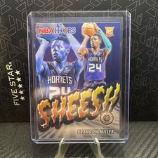 2023-24 Panini Nba Hoops Premium Stock - Sheesh Brandon Miller #25 (RC)