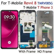 For T-Mobile Revvl 8 TMRV085G / T Phone 3 LCD Display Screen Digiziter Assembly