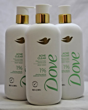 3X Dove Acne Clear Body Wash 18.5 Oz 1 Salicylic Acid SEE PHOTOS