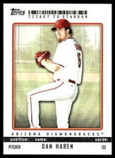 Dan Haren 2009 Topps Ticket to Stardom #132 Diamondbacks MLB READ FREE SHIPPING