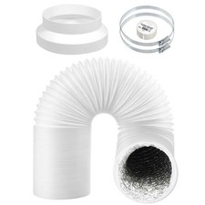 Universal AC Vent Duct Hose Reducer Kit Air Con Pipe Extension 6in 152mm 3m