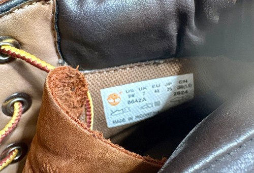Original, Authentic, genuine TIMBERLAND BOOTS Size 7. Chunka Boots 🥾 Excellent - Picture 6 of 7