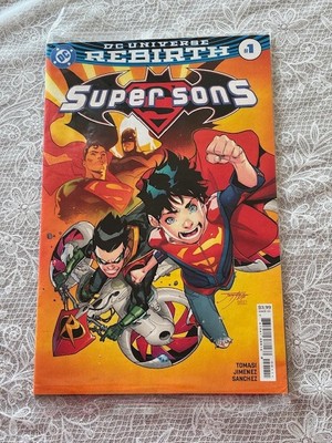 SUPER SONS #1 (2017)   DC Rebirth   First Issue   Bagged, Clean, Bright NEW Copy