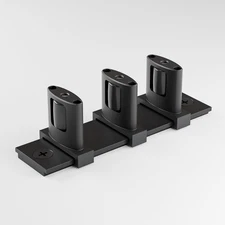 Sliding Closet Door Floor Guide for Double Bypass Door, Barn Door Bottom Guid...